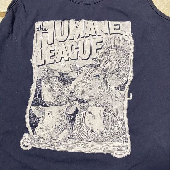 The Humane League Navy Blue Tank Top - Picture 4 of 5